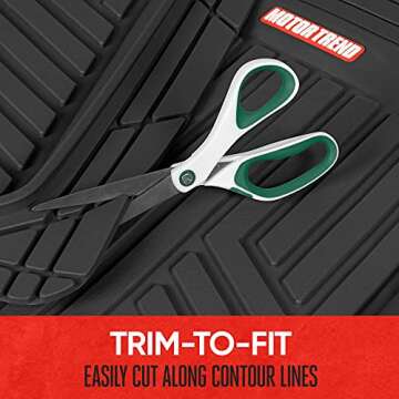 Motor Trend FlexToughXL Floor Mats - All-Weather Protection