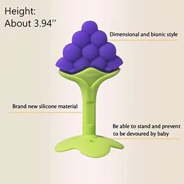 Colorful Infant Teething Toys for Baby's Comfort