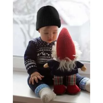 Glooarm 3 Pack Baby Beanie Toddler Boys Girls Beanie Knit Warm Winter Hats Newborn Infant Cuffed Caps, 0-5 Years