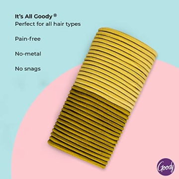 Goody Ouchless Elastic Hair Tie 32 Count Blonde Pain-Free