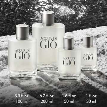 Armani beauty - Acqua di Gio - Eau de Toilette - Cologne for Men - Long Lasting Fragrance with Bergamot notes, Jasmine, White Musks, Patchouli & Cedarwood – 1.6 Fl Oz