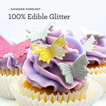 Satin Ice Gold Shimmer Fondant, Vanilla, 2 Pounds