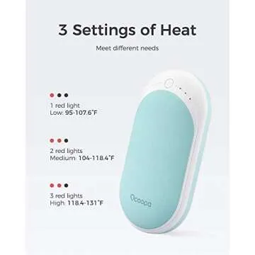 OCOOPA HotPal Rechargeable Hand Warmer for All Winter Adventures