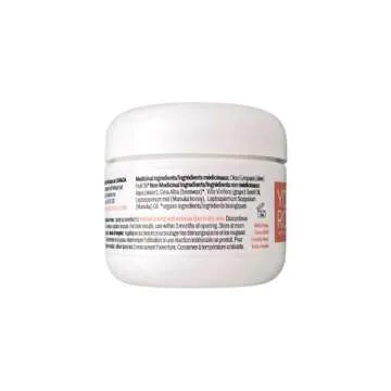 Organic Manuka Skin Soothing Cream for Sensitive Dry Skin, Itch Control, Rosacea, Honey Eczema Relie...