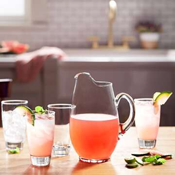 Libbey Classic Entertaining Set with 6 Tumblers and Pitcher