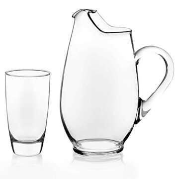 Libbey Classic Entertaining Set with 6 Tumblers and Pitcher