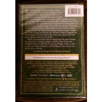 Downton Abbey: Season 4 DVD - The Uncut UK Version, Stunning Quality and Must-Watch Drama