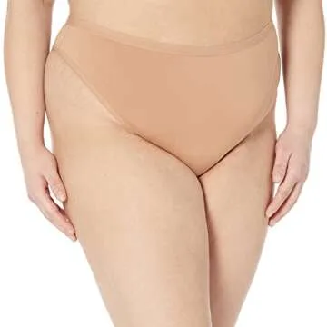 Amazon Essentials Women's Thong Underwear (Available in Plus Size), Pack of 6, Black/Washed Bronze, Small