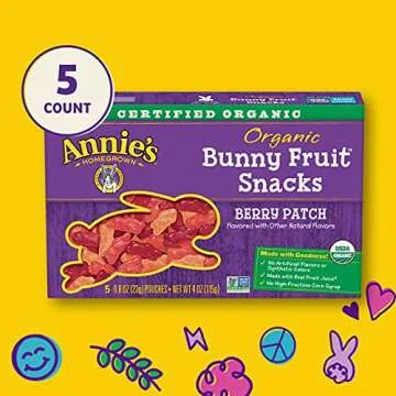 Annie's Organic Berry Patch Fruit Snacks - 50 Pouches