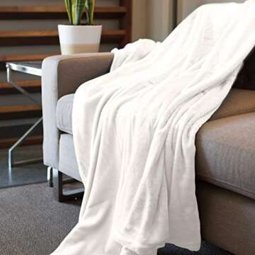 Kingole Flannel Fleece Throw Blanket - Super Soft Comfort