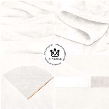 Kingole Flannel Fleece Throw Blanket - Super Soft Comfort