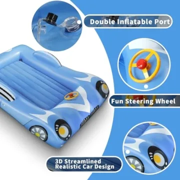 Cupluw Inflatable Toddler Travel Bed with Pump