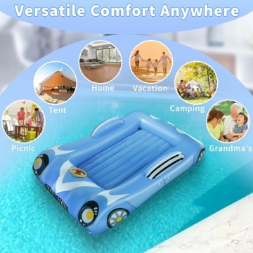 Cupluw Inflatable Toddler Travel Bed with Pump