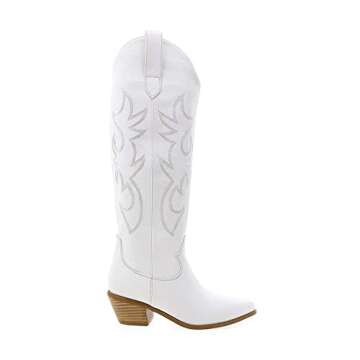 BILLINI URSON COWBOY BOOT WHITE WOMEN'S 7