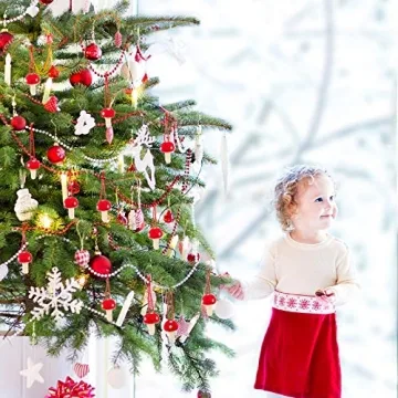 Adorable Mushroom Felt Decorations for Christmas Trees