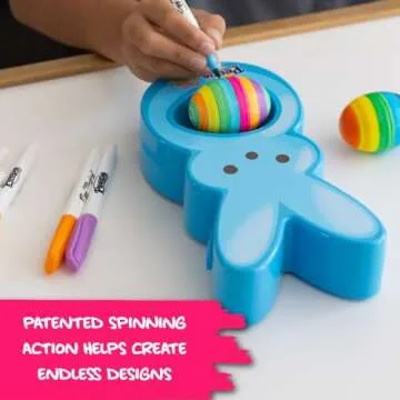 The Eggmazing Egg Decorator with 6 Quick Drying Markers
