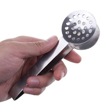 2 Pcs Tea Bag Squeezer Tea Bag Tongs Stainless Steel Teabag Squeezer BY DINGJIN