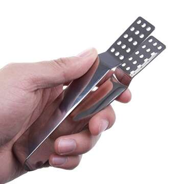 2 Pcs Tea Bag Squeezer Tea Bag Tongs Stainless Steel Teabag Squeezer BY DINGJIN