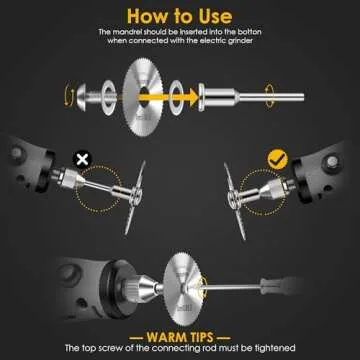 Cutting Wheel Set Compatible with Plastic 44pcs for Rotary Tool, HSS Circular Saw Blades 6pcs, Resin Cutting Discs 20pcs, 545 Diamond Cutting Wheels 10psc with 2 Screwdrivers