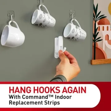 Command Small Refill Adhesive Strips for Damage-Free Hanging