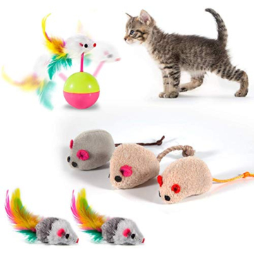 MIBOTE 28Pcs Cat Toys for Kittens and Cats | Interactive Play Set