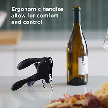Rabbit W6004N Original Lever Corkscrew Wine Opener