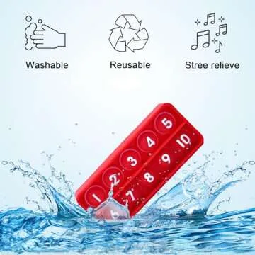 Proweber Ten Frame Pop Math Manipulatives for Kids 3-5