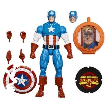 Marvel Legends Series Captain America Collectible 6 Inch Action Figure
