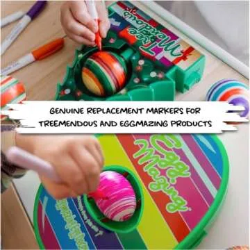 Eggmazing Egg Decorator Replacement Marker Set 8 Colors