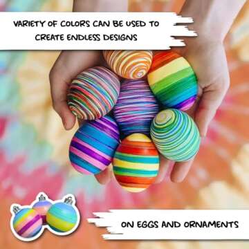 Eggmazing Egg Decorator Replacement Marker Set 8 Colors