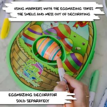 Eggmazing Egg Decorator Replacement Marker Set 8 Colors