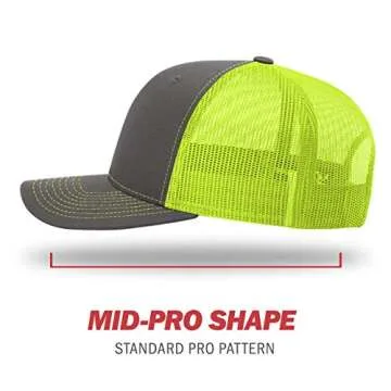 Richardson 112 Trucker Cap - Adjustable Snapback Baseball Hat