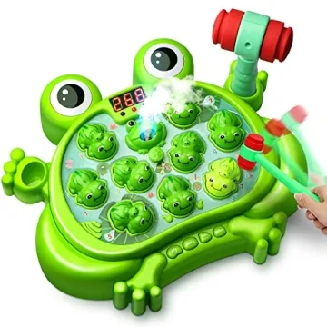 Interactive Whack A Frog Game Toy for Toddlers - Fun Learning & Play