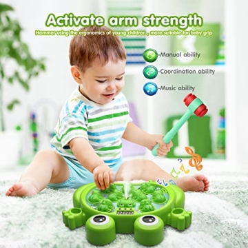 Whack A Frog Game Toy for Toddlers Interactive Learning Fun