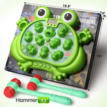 Whack A Frog Game Toy for Toddlers Interactive Learning Fun