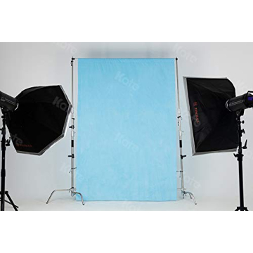 Kate 8ft×10ft Light Blue Backdrop for Studio Photography
