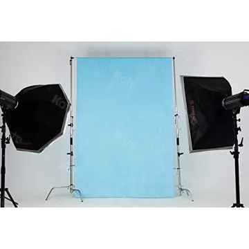 Kate 8ft×10ft Light Blue Backdrop for Studio Photography