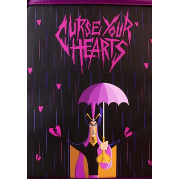 Loungefly Disney Villains Curse Your Hearts Mini Backpack