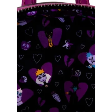 Loungefly Disney Villains Curse Your Hearts Mini Backpack