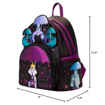 Loungefly Disney Villains Curse Your Hearts Mini Backpack