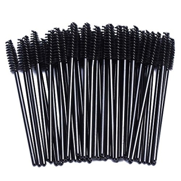 BTYMS 100 Pcs Disposable Eyelash Spoolies Brush: Perfect Makeup Applicator for Lashes and Brows