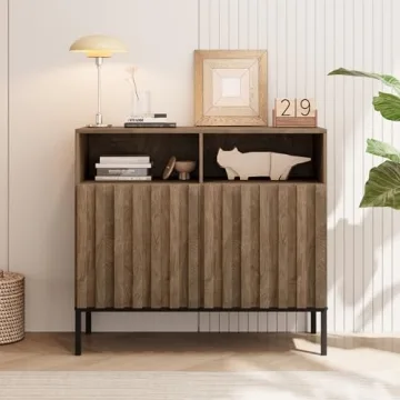 GAOMON Storage Cabinet - Modern Farmhouse Accent Console Table