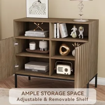 GAOMON Storage Cabinet - Modern Farmhouse Accent Console Table