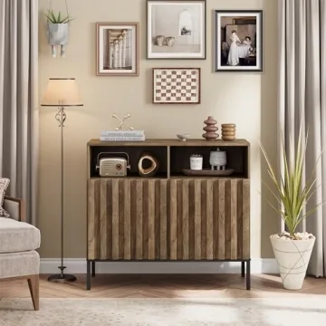 GAOMON Storage Cabinet - Modern Farmhouse Accent Console Table