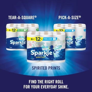Sparkle Pick-A-Size Paper Towels with Spirited Prints