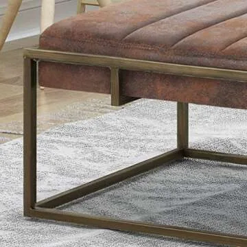 GDFStudio Modern Fabric Ottoman Bench - Stylish & Versatile