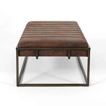 GDFStudio Modern Fabric Ottoman Bench - Stylish & Versatile