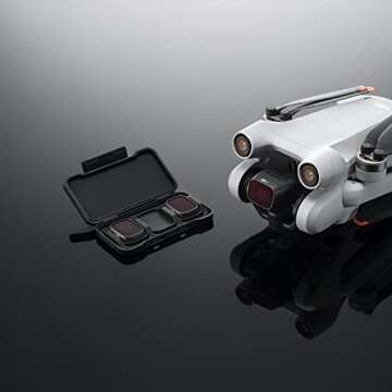 DJI Mini 3 Series ND Filter Set (ND16/64/256), Compatibility: DJI Mini 3 Pro, DJI Mini 3