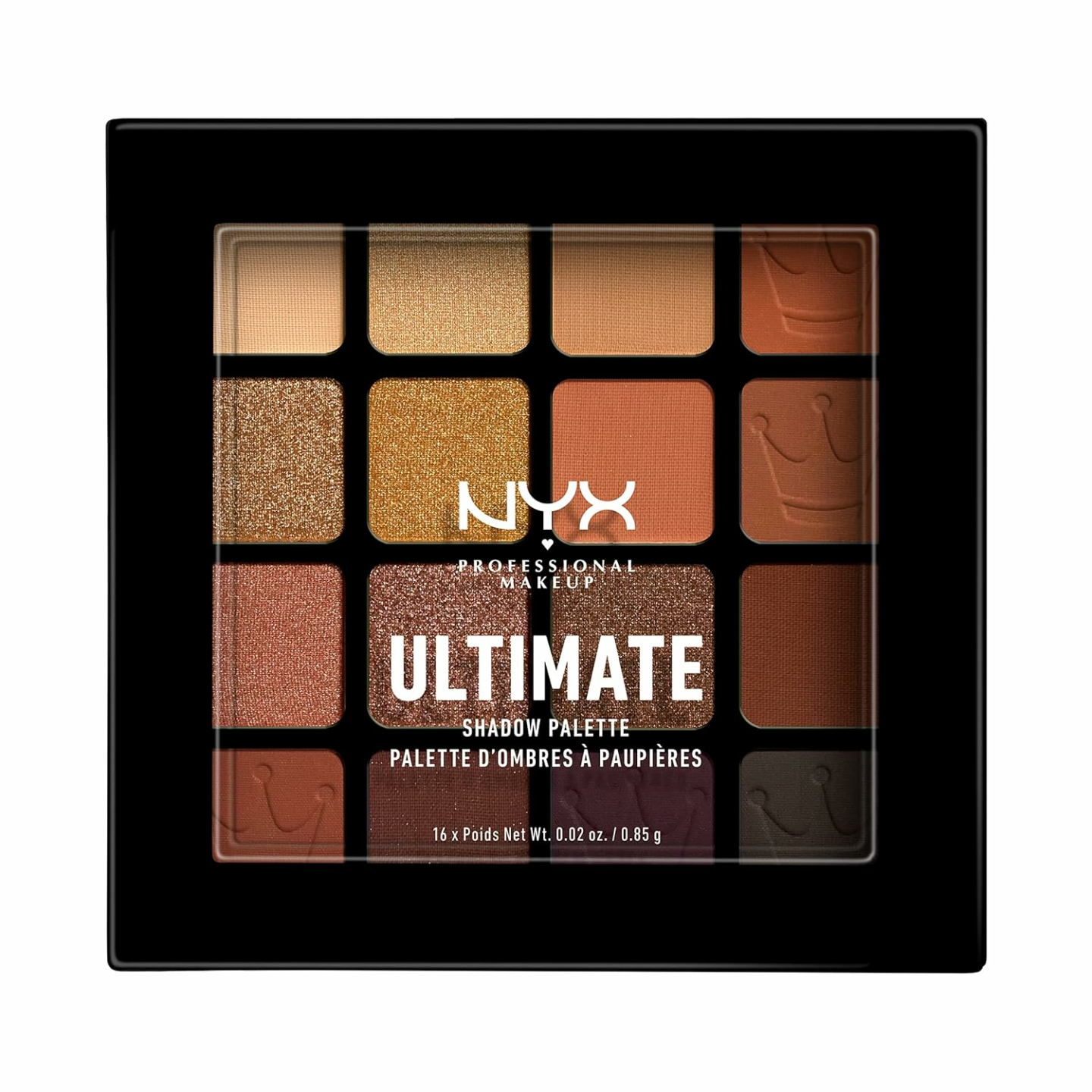 NYX Ultimate Queen Eyeshadow Palette - Bold Colors