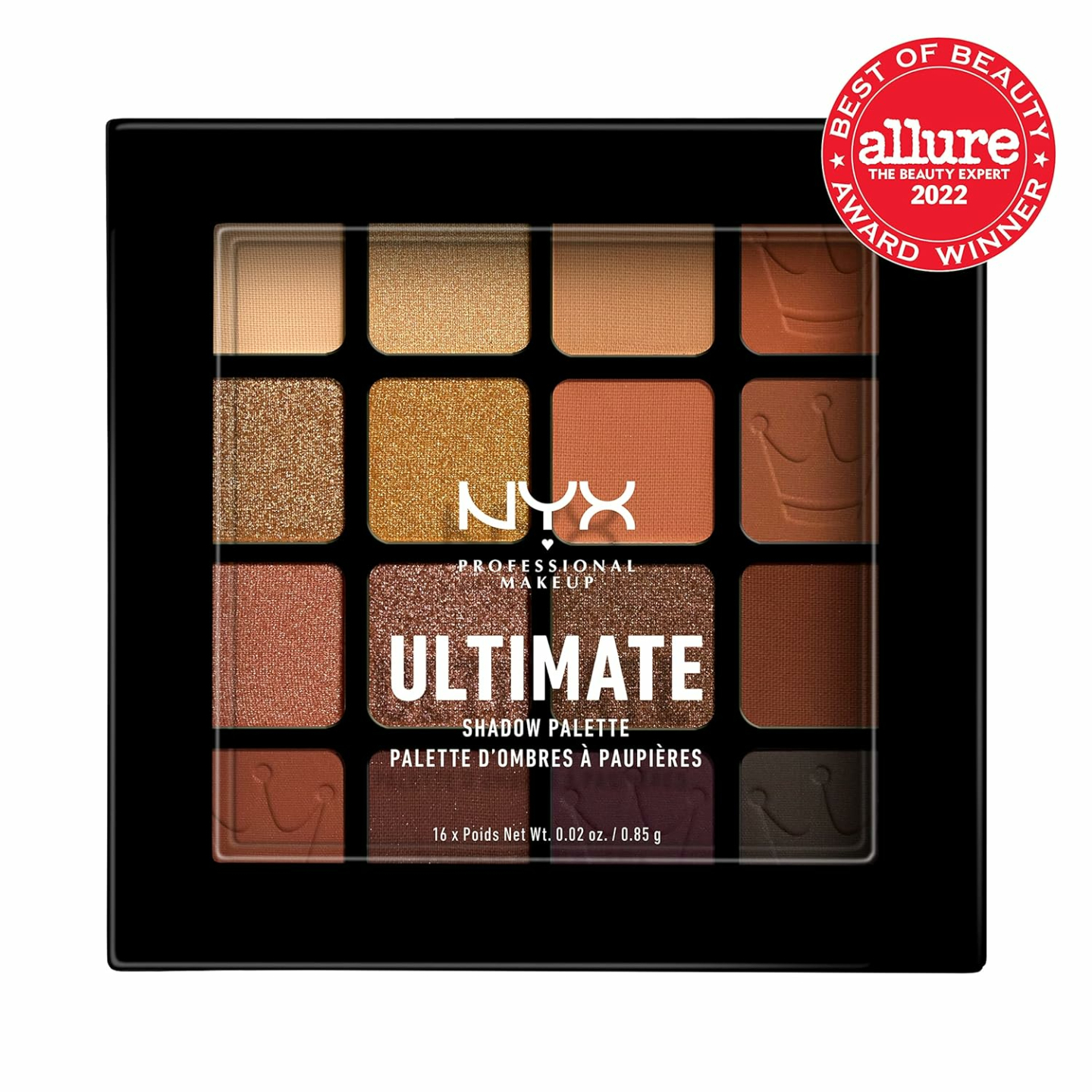NYX Ultimate Queen Eyeshadow Palette - Bold Colors